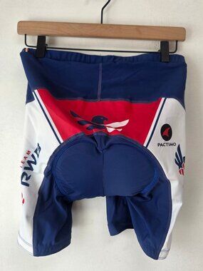 Pactimo RWB Cycling Shorts Padded Biker Red White Blue Men's L